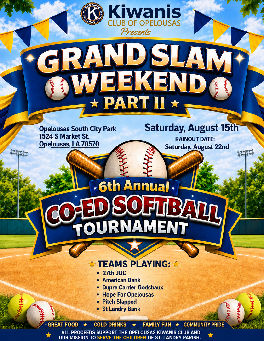🥎 Grand Slam Weekend – Part II